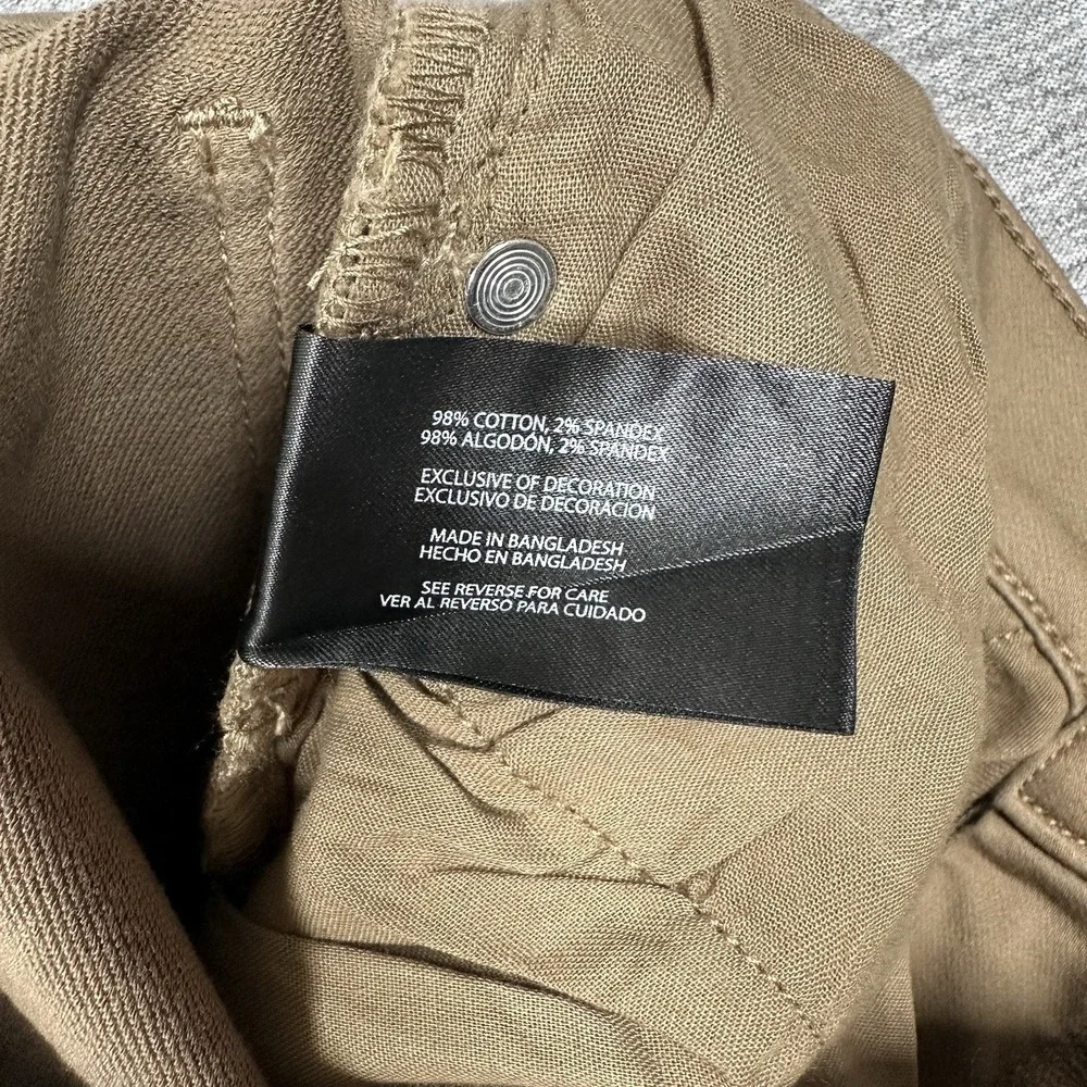Banana Republic Pants Mens Size 34x30 Brown 5-Pocket Stretch Chino City NEW (B)